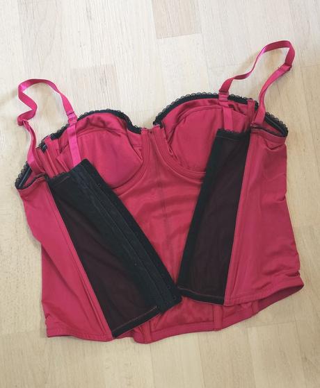 Korzet červený, h&m,m