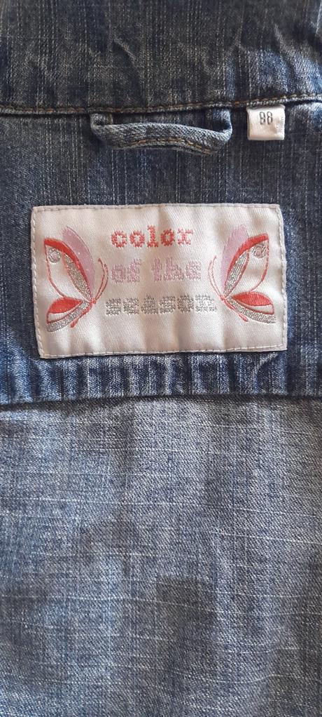 Dívčí riflová bundička vel.98, 98