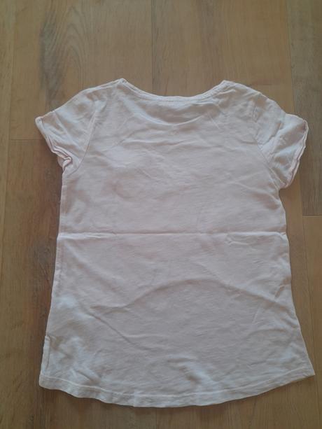 Tričko s převracecími flitry, vel 122/128, ham, h&m,122