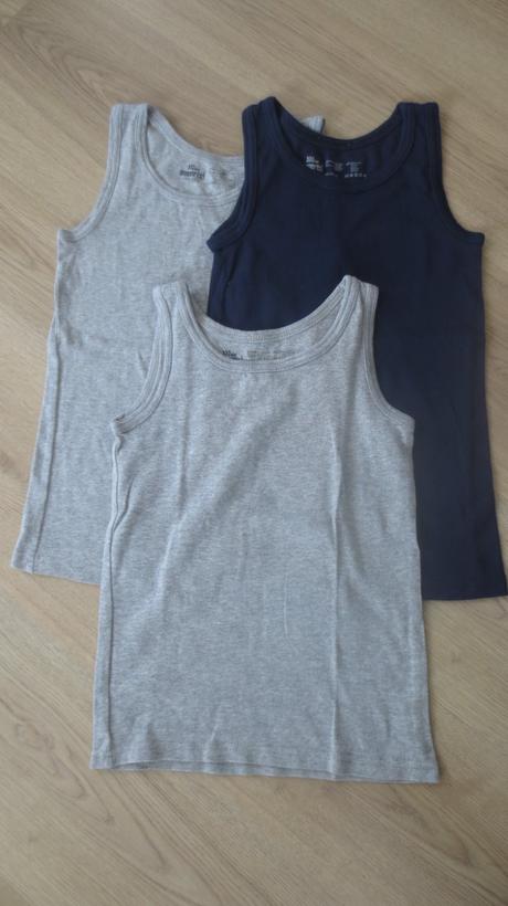 Tílko, nátělník 3 ks 134-140, tchibo,134