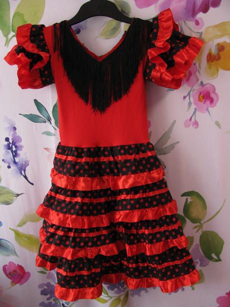 Karneval-krásné šaty španělská tanečnice, 