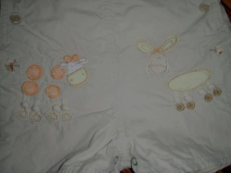 Luxusní laclové kraťasy se zvířátky od nextu, next,68