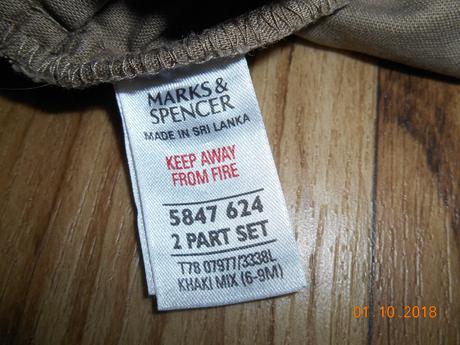 Kalhoty pro malého nezbedu, marks & spencer,68