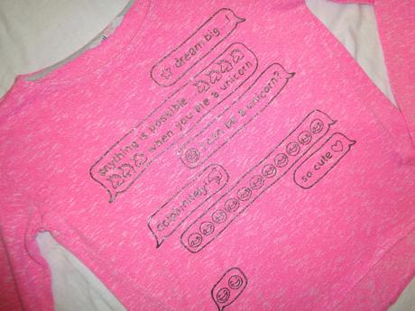 Příjemný volnější růžový svetr 170/176, h&m,170