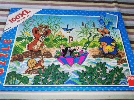 Krtečková plavba - puzzle 100xl,