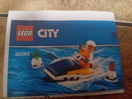 Lego city 30363, závodní loď, 