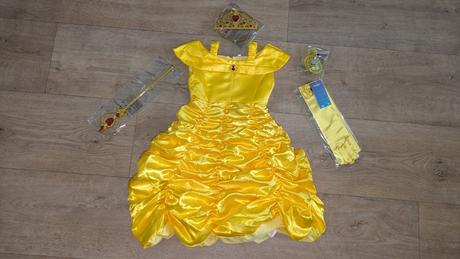 Ka283 karnevalový kostým princezna bella vel. 110,