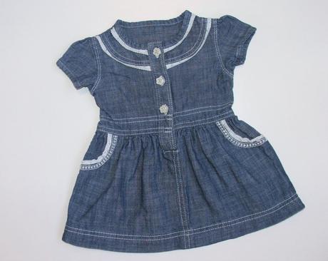 P512 riflové šaty vel. 68, george,68