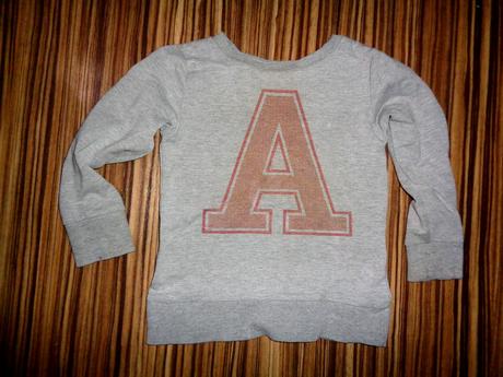 Šedá melírovaná mikina s aplikací, dopodopo,98