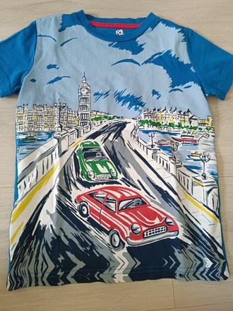 Tričko s autem 116 mini boden, mini boden,116