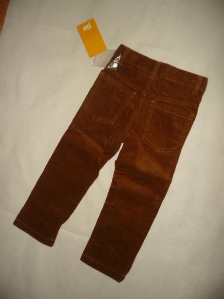 Kalhoty hnědé vel 92 manžestr, nkd,92