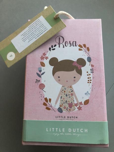 Látková panenka rosa v krabičce zn. little dutch, 