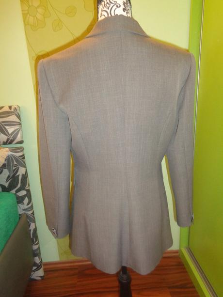 Luxusní zeštíhlující prodloužené vypodšité sako, 40