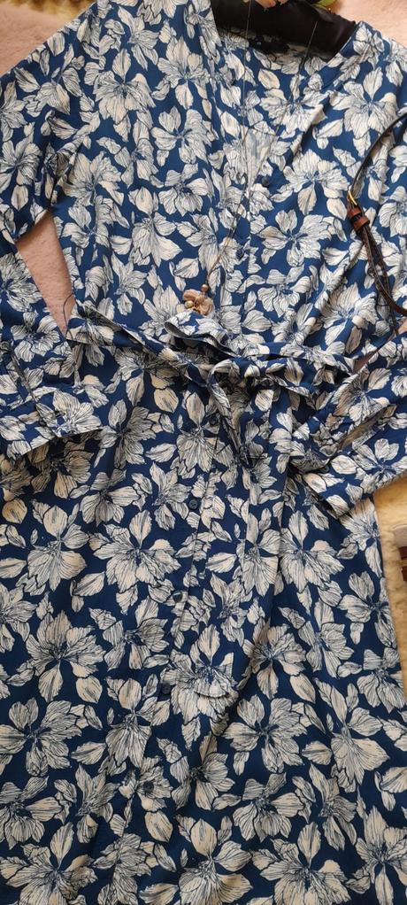 Esmara blůzové květované šaty z viskózy, esmara,40