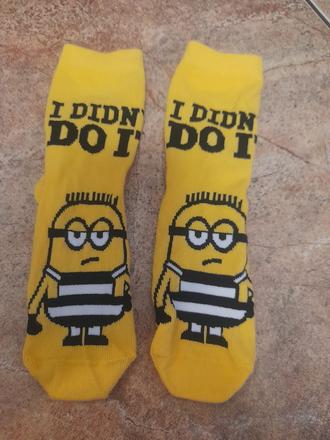 Ponožky mimoni, vel. 28-30, 28