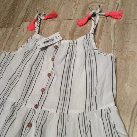 Bavlněné šaty s proužkem zn. matalan, matalan,140