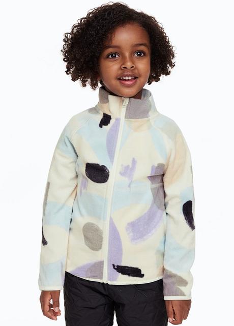 Mikina h&m s kapsami smetanová flíska vel. 92, h&m,92