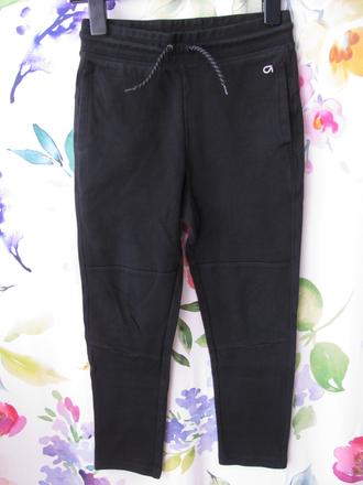 Černé chlapecké bavlněné tepláky gap, gap,140