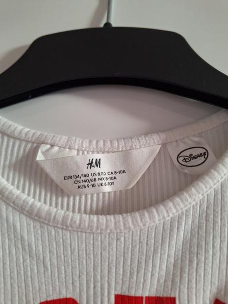 Tričko mickey mouse vel. 134 / 140, h&m,134
