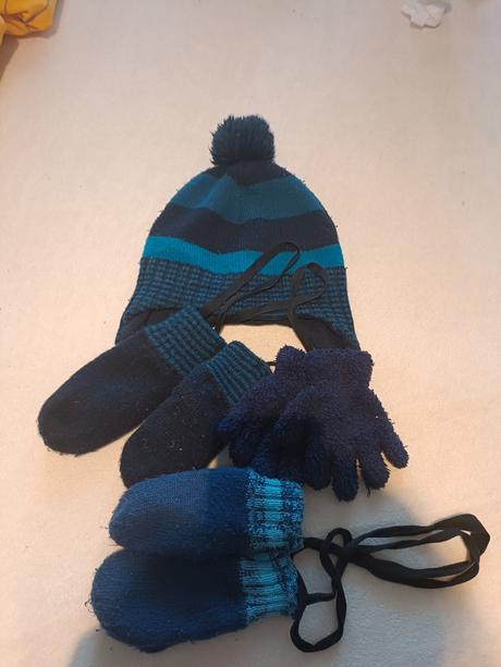 Set čepice s rukavicemi, h&m,122