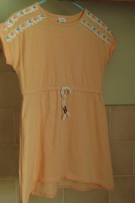 Šaty lososové lindex, lindex,110