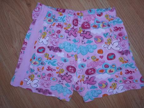 Dívčí šortky vel.104-128 2 kusy, 104