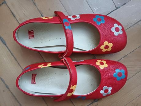 Kožené barefootové balerínky, camper,34