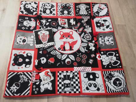 Kontrastní hrací deky mix druhu, 