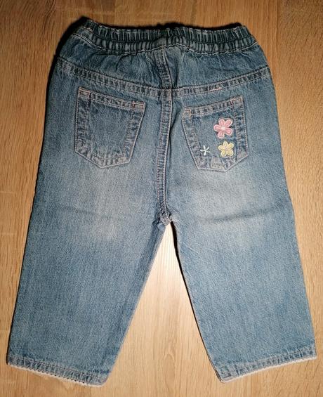 Džíny vel. 68-74 nebo 6-9 měsíců, 68