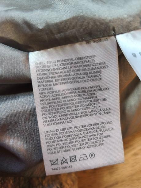 Jarní kabátek teddy od oversize l/xl, c&a,l