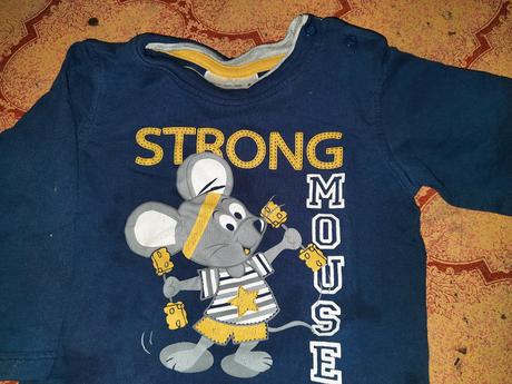 Klučičí halenka myška a sýrové cvičen vel. 80 - 86, ergee,80