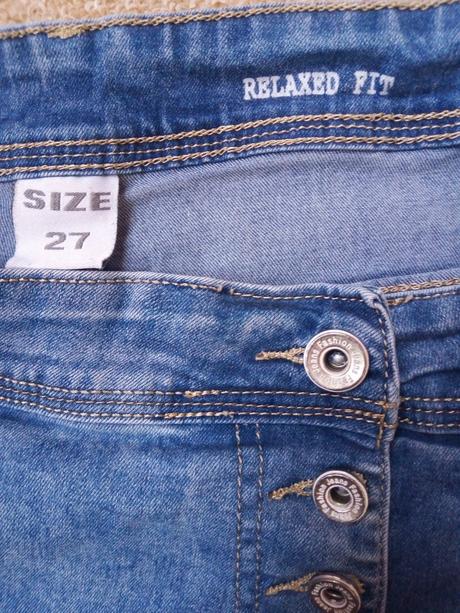 Baggy šortky zn."relaxed fit fashion jeans" vel."2, 26