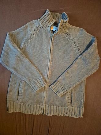 Chlapecký svetr na zip vel. 152, 152