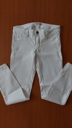 Bílé kalhoty,džegíny,164/xs, 164