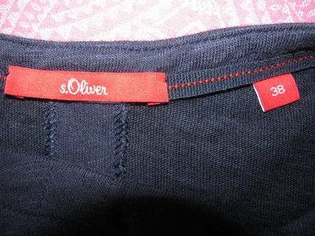 Dámská tmavě modrá halenka s 3/4 rukávem s.oliver, s.oliver,m