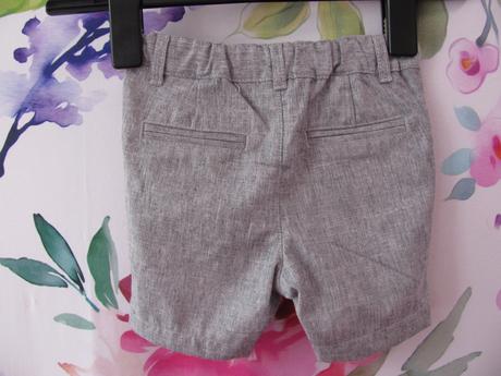 Bavlněné šortky, šedý střik, primark,74