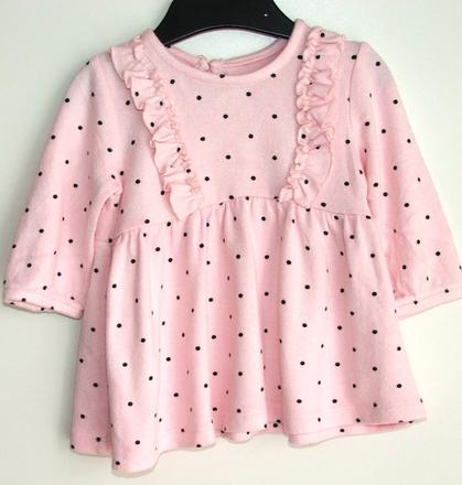P185 růžové splývavé šaty vel. 62, matalan,62
