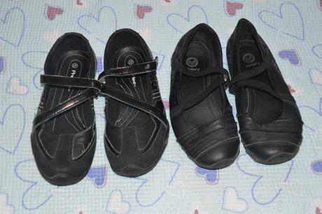 36 37 2x černé balerínky společenské boty, victory,36