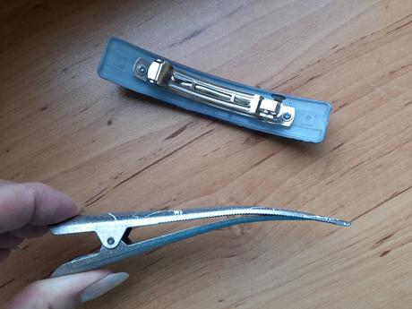 Sponka na culík namalovaná a skřipec do vlasů, 