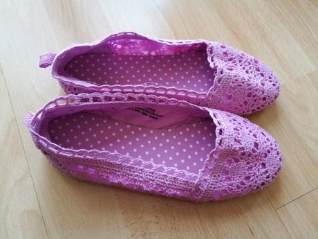 Háčkované boty & balerinky h&m vel. 34, h&m,34