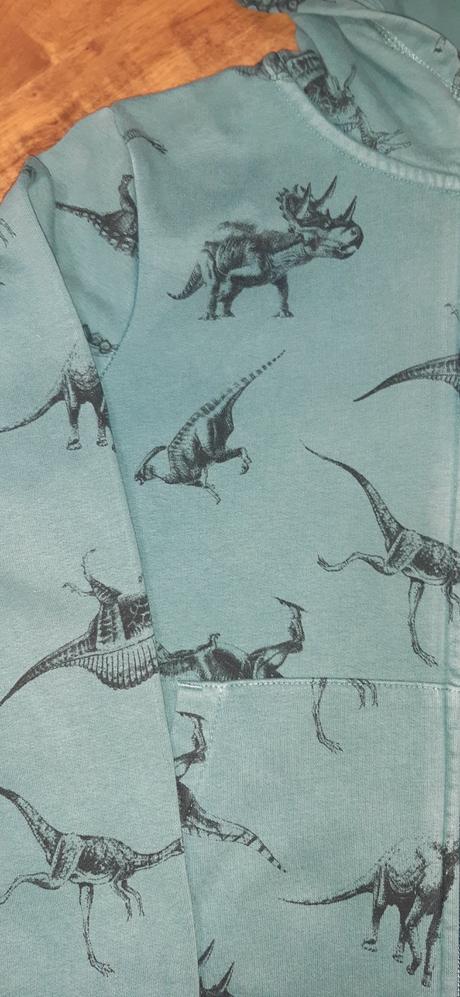 Chlapecká propínací mikina next 140 dinosauři, next,140