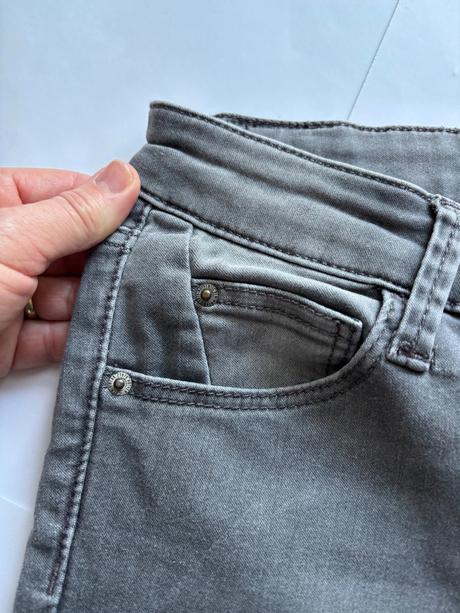 Džíny šedé dámské - v.34, denim,34