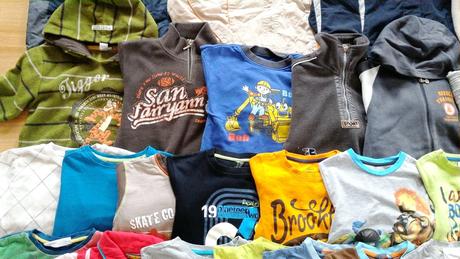 Balík mix věcí na kluka vel.110-128 jaro/léto/podz, 104–116