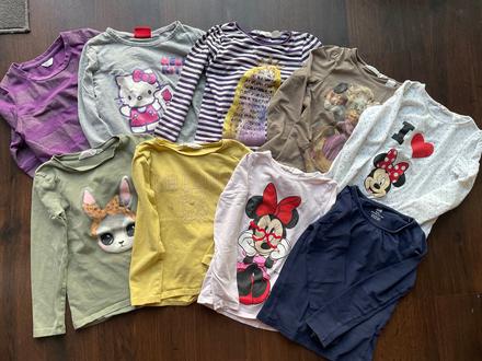 9x tričko h&m velikost 110/116, h&m,110