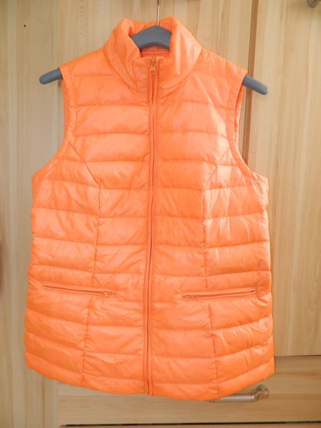 Dámská jarní oranžová vesta, vel. 40/m, bonprix,40