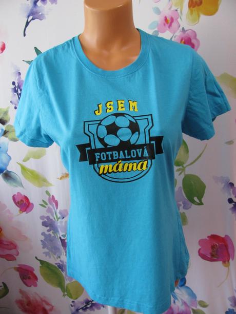 Bavlněné dámské fotbalové tričko, l