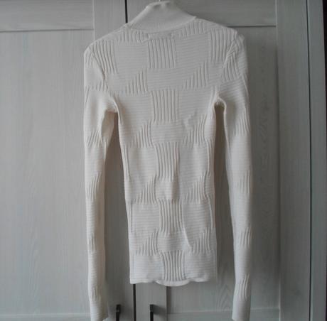 Bílý rolák roláček, amisu,xs