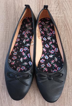 Dívčí/dámské černé baleríny esmara, 40