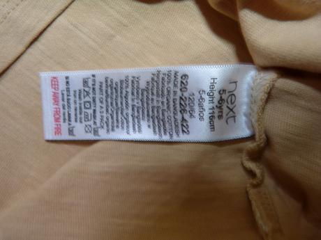 Bavlněné tričko vel. 116, next,116