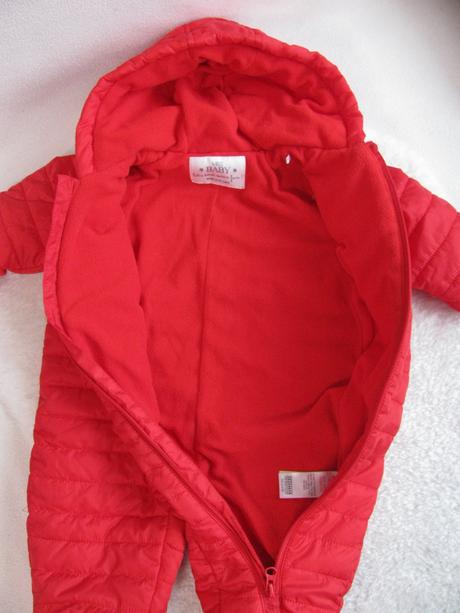 Podzimní zimní kombinéza s kapucí, marks & spencer,68